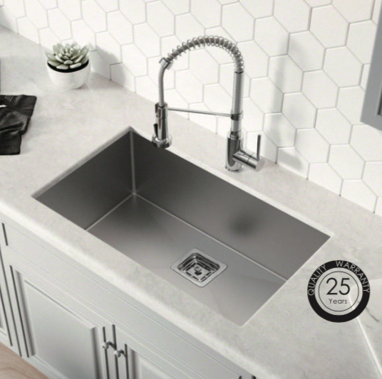 Financial Year End Special As the sink is the centrepiece of the modern kitchen, we now offer a financial year special for our 1.2 mm thick premium 304 grade stainless steel kitchen sink with extra deep bowl. The elegant sinks with silk finish will establish a luxurious look and feel to your kitchen now and into the future. Please contact us for details.